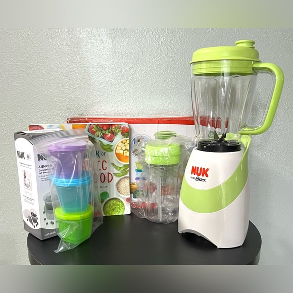NUK Smoothie and Baby Food Maker Blender Set Oster Sippy Cup Cookbook Kitchen - Picture 2 of 15